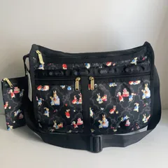 レスポートサック　ピーターラビット　ショルダーバッグ　7507 ポーチ付き　定番　大容量　旅行バッグ