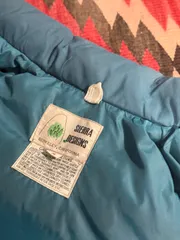 1970's SIERRA DESIGNS　DOWN JACKET　SIZE : L　シエラデザイン　ダウンジャケット　アウトドア