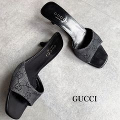 靴袋あり GUCCI GGサンダル ミュールサンダル - メルカリ