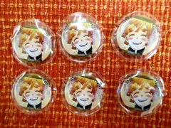 笑顔が可愛い　♡　鬼滅の刃　我妻善逸　カバー付き特典缶バッジ　22巻特装版　原作絵　　6個セット