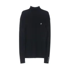 CASTELBAJAC カステルバジャック ゴルフ ウール100% ロゴ刺繍 タートルネック ニット セーター