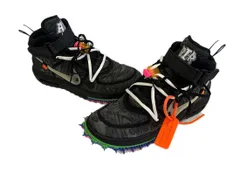 ナイキ NIKE ×OFF WHITE AIR FORCE 1 MID SP BLACK オフホワイト エアフォース1 ミッド 黒 DO6290-001 メンズ靴 スニーカー ブラック 27cm 101sh-2441