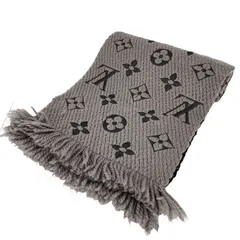 ルイヴィトン LOUIS VUITTON M72242 エシャルプ・ロゴマニア ウール/シルク モノグラム フリンジ マフラー メンズ 表記無 