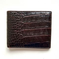 中古美品 PG8 職人手仕事 リアルクロコダイル 風琴マチ名刺入れ パスケース 中古美品 PG8 職人手仕事 リアルクロコダイル 風琴マチ名刺入れ パス