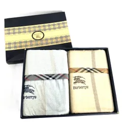 Burberry's バーバリーズ 綿毛布2Pセット  ホースロゴ刺繍/ノバチェック    ライトブルー/ベージュ  / 240001180618 2026年最新】バーバリー 綿毛布の人気アイテム - メルカリ