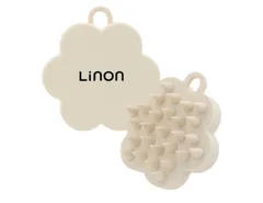 リノン スカルプクレンズブラシ シャンプー ブラシ 頭皮マッサージ 小顔 血行促進 頭皮ブラシ 頭皮ケア ヘッドマッサージ 頭皮洗浄 インバス アウトバス (ベージュ, スカルプクレンズブラシ)