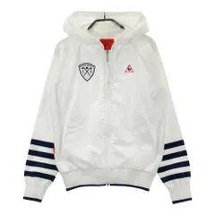 サイズ：L LE COQ GOLF ルコックゴルフ  フード付 ジップジャケット  ホワイト系 [240101590211] ゴルフウェア レディース ストスト