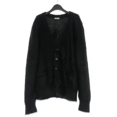 ディオール Dior × Peter Doig 21AW バックロゴ刺繍 モヘアニットカーディガン セーター 長袖 XXL ブラック 黒 143M233AT295 国内正規のサムネイル