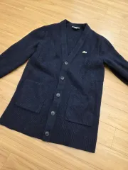 LACOSTE ラコステ ネイビー カーディガンです。サイズはFR 3 (US S)です。