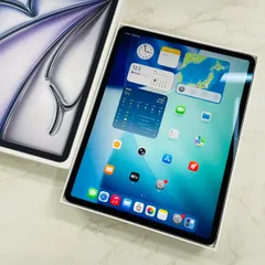 iPad Air 第7世代 13インチ Wi-Fi+Cellularモデル 128GB MCJ14J/A docomo判定△ バッテリー100% 充放電2回