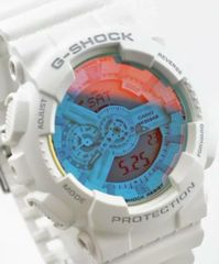 希少 G-SHOCK GA-110GB ホワイト ブルー レッド 【9047】 - メルカリ