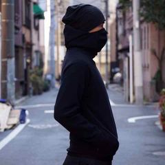 コムデギャルソンオム25FW エステルフリースバラクラバBLACK - メルカリ