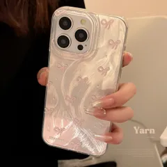 スマホケース 耐衝撃 ピンク リボン アップル iPhone17 iPhone16ProMax iPhone15 iPhone14 iPhone13 少女 羽紗