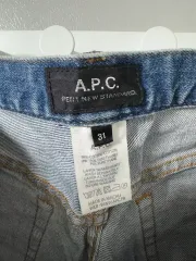A.P.C. アペーセー 31 Petit New Standard ストレッチ ライトブルー デニム ウォッシュ