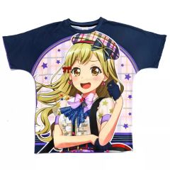 BanG Dream!ポッピンパーティー！市ヶ谷有咲！フルグラフィックTシャツ