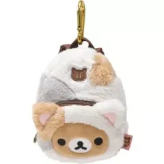 【中古】バッグ(キャラクター) リラックマ ぬいぐるみリュックポーチ のんびりネコテーマ 「リラックマ」