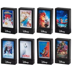 【中古】置物・装飾品 全8種セット 「ディズニーキャラクター ポスターライトコレクション」