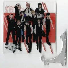 【中古】アクリルスタンド・アクリルパネル 03.集合デザイン スーツver. 描き下ろし アクリルアートボード 「ワールドトリガー」