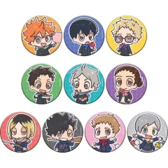 【中古】バッジ・ピンズ 全10種セット 「ハイキュー!! ミニキャラ缶バッジコレクション」