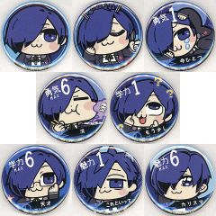 P5R ペルソナ5ロイヤル 主人公 缶バッジ 大川ぶくぶ コラボ 2BOX