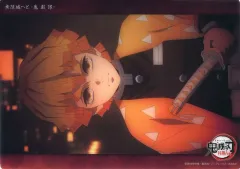 【中古】キャラカード 90.我妻善逸(柱稽古編 最終話 c275) 「WEBSHOPくじ 鬼滅の刃 無限城へと-鬼殺隊- コレクションビッグクリアカード」 