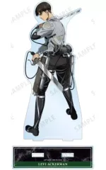 【中古】アクリルスタンド・アクリルパネル リヴァイ(戦う背中ver.) 描き下ろしイラスト 特大アクリルスタンド 「進撃の巨人」