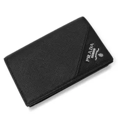 【新品・未使用品】プラダ PRADA カードケース 名刺入れ サフィアーノ レザー ブラック 黒 2MC122 メンズ レディースのサムネイル