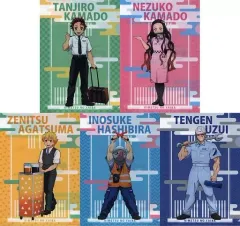 【中古】クリアファイル 集合 A4クリアファイル5枚セット 「鬼滅の刃×ANA」