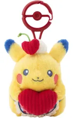 【中古】ぬいぐるみマスコット・ぬいぐるみバッジ ピカチュウ(ハート) マスコット PIKACHU DINER 「ポケットモンスター」 ポケモンセンター限定