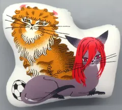 【中古】クッション・本体 チギリ猫＆クニガミ猫(千切豹馬＆國神錬介) クッション 「ブルーロック×RE：SHAZAM」