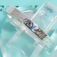 極美品11.5号 ティファニー ノーツナロー シルバー リング/25-2414