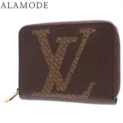 LOUIS VUITTON(ルイ・ヴィトン) モノグラム・ジャイアント ジッピー・コインパース コインケース ミニウォレット カードケース ラウンドファスナー ジップアラウンド ブラウン茶 キャメル茶 M69354 40802173653【中古】【アラモード】