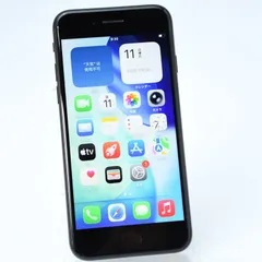 【美品＊純正バッテリー82%】au SIMフリー iPhoneSE 第３世代 64GB ミッドナイト