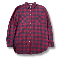 トミーヒルフィガー チェック ツーポケット 長袖 シャツ S