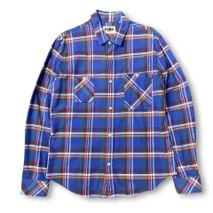 FUBU チェック ツーポケット 長袖 シャツ XL