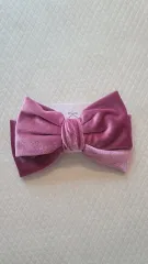 新品 ツアーベルベット 王リボンヘアピン