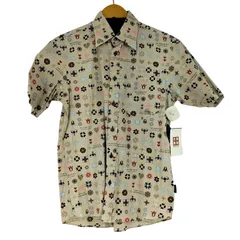 バーバリーブラックレーベル BURBERRY BLACK LABEL 総柄 S/S シャツ メンズ JPN：1 