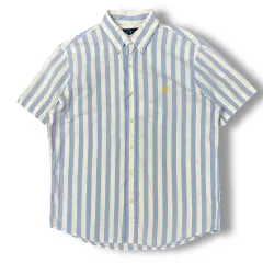 ポロ ラルフローレン ストライプ クラシックフィット 半袖シャツ M