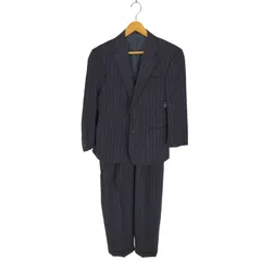 ラルフローレン RALPH LAUREN 総裏 開き見せ サイドベンツ ストライプ 2Bシングルテーラードジャケット セットアップ メンズ  C90-W78-T165 A4のサムネイル
