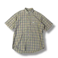 バーバリー ベージュ ノヴァチェック 半袖 シャツ L