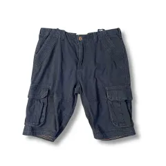 アバクロンビーアンドピーチ チャコールネイビー カーゴ ハーフ パンツ