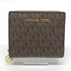 Michael Kors マイケル・コース シグネチャー 二つ折り財布 ※中古美品 【津山店】