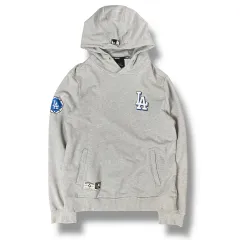 MLB NEW ERA LA ドジャーズ スリーブ パッチ フーディー Tシャツ 105