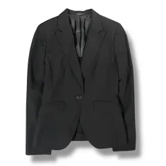 COMME CA ISM ポリ ブラック Single ボタン ジャケット L