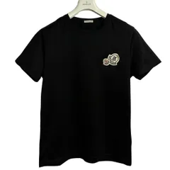 MONCLER/XL /ブラック /Tシャツダブルワッペン /型番J10918C000588390Y