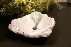 田中直純 葉っぱ型 陶器 小皿 豆皿 - メルカリ