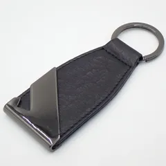 送料無料 EMPORIO ARMANI エンポリオ アルマーニ キーホルダー キーリング ブラック レザー メンズ アクセサリー#10133のサムネイル
