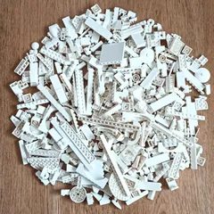 レゴ 正規品 中古 まとめ売り 約700g 白 大量 レゴブロック【管理番号：2949】