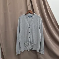 POLO RALPH LAUREN ポロラルフローレン コットン Vネック カーディガン L