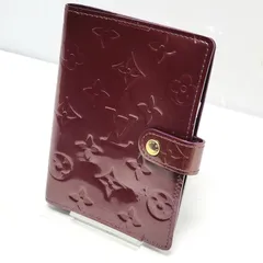 LOUIS VUITTON ルイ ヴィトン モノグラムヴェルニ アジェンダPM 手帳カバー 6穴式